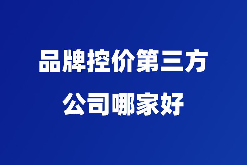 品牌控价第三方公司哪家好