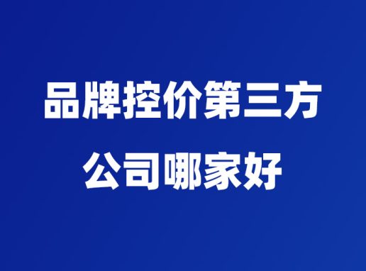 品牌控价第三方公司哪家好